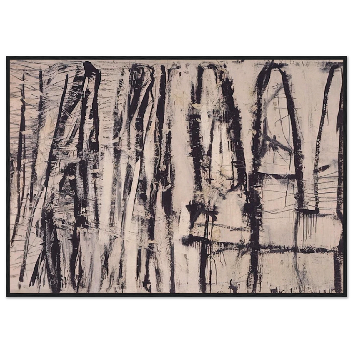 Quarzeat Framed Poster | Cy Twombly Framed Prints Wall Art | Cy Twombly Store
