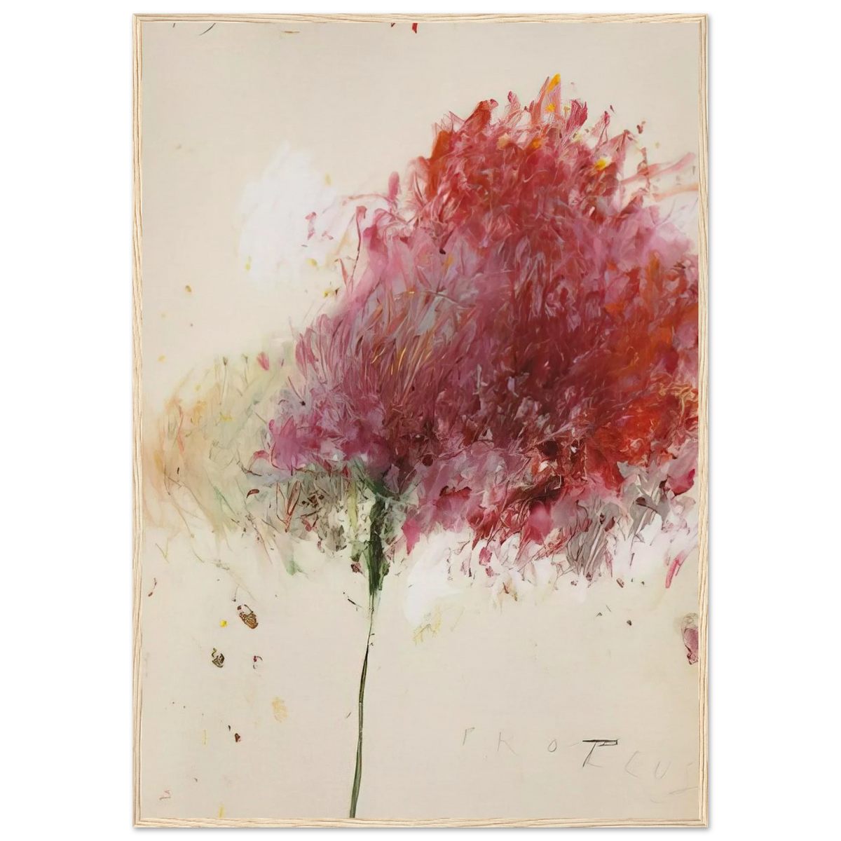 Proteus Framed Poster | Cy Twombly Framed Prints Wall Art | Cy Twombly Store