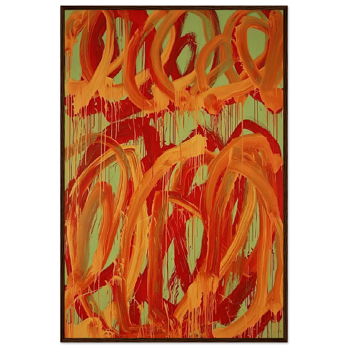 Camino Real  IV  Framed Poster | Cy Twombly Framed Prints Wall Art | Cy Twombly Store