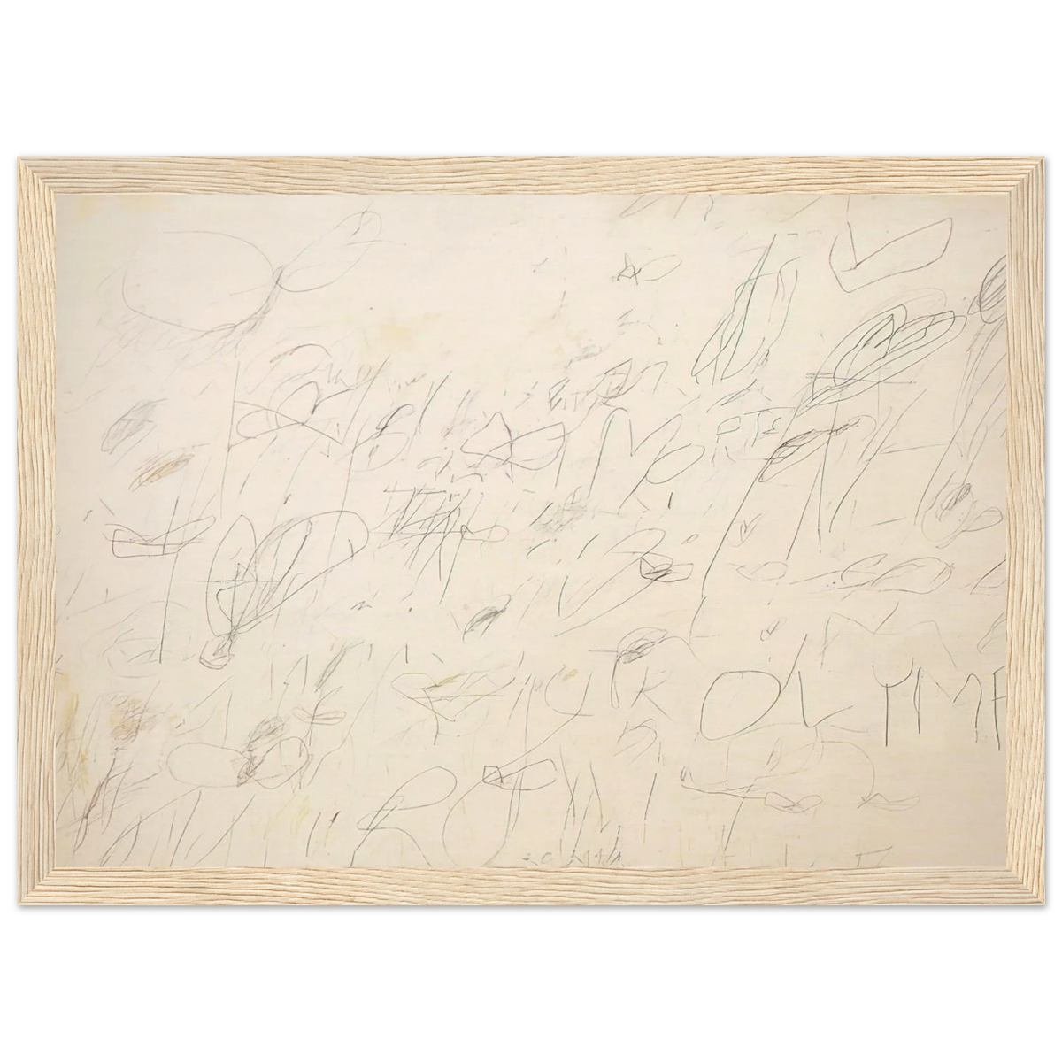 Olympia Framed Poster | Cy Twombly Framed Prints Wall Art | Cy Twombly Store