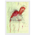 Leda and the Swan Framed Poster | Cy Twombly Framed Prints Wall Art | Cy Twombly Store