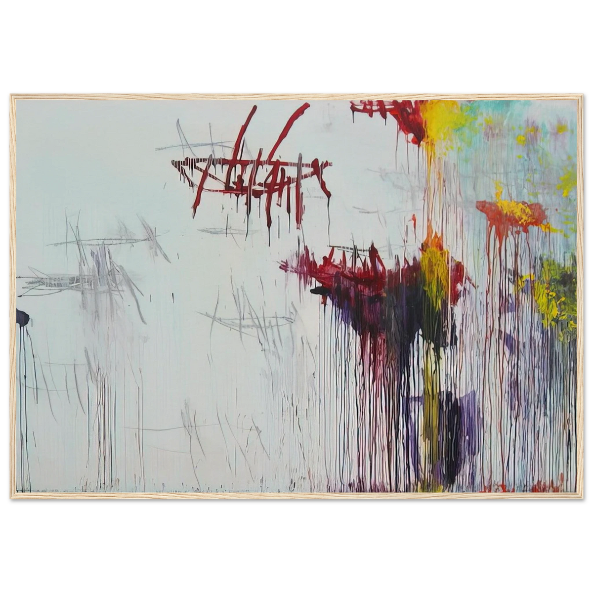 Lepanto, Part VI Framed Poster | Cy Twombly Framed Prints Wall Art | Cy Twombly Store