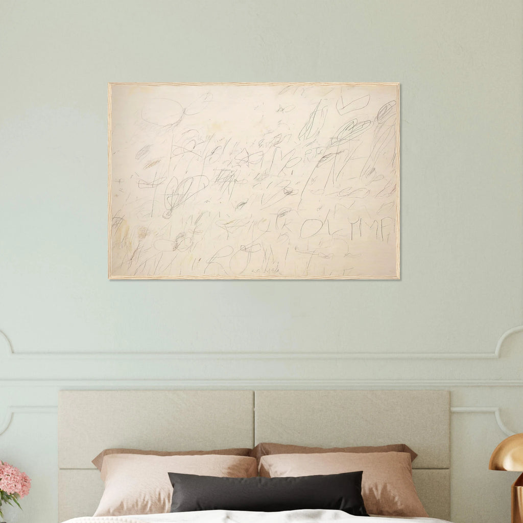 Olympia Framed Poster | Cy Twombly Framed Prints Wall Art | Cy Twombly Store