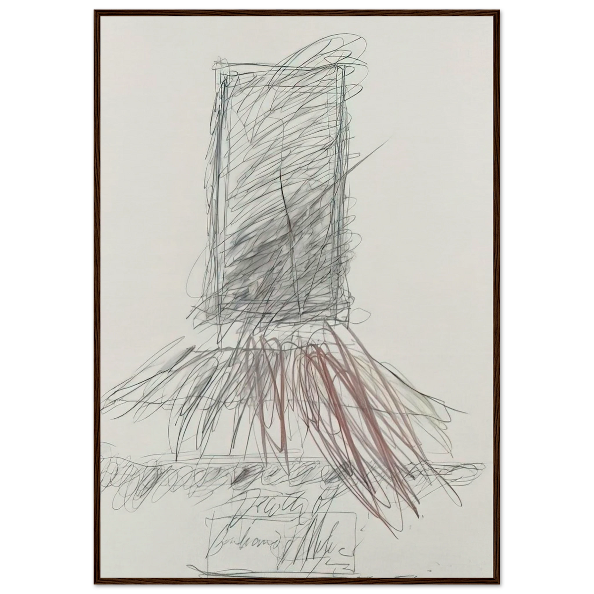Death of Giuliano De'Medici Framed Poster | Cy Twombly Framed Prints Wall Art | Cy Twombly Store