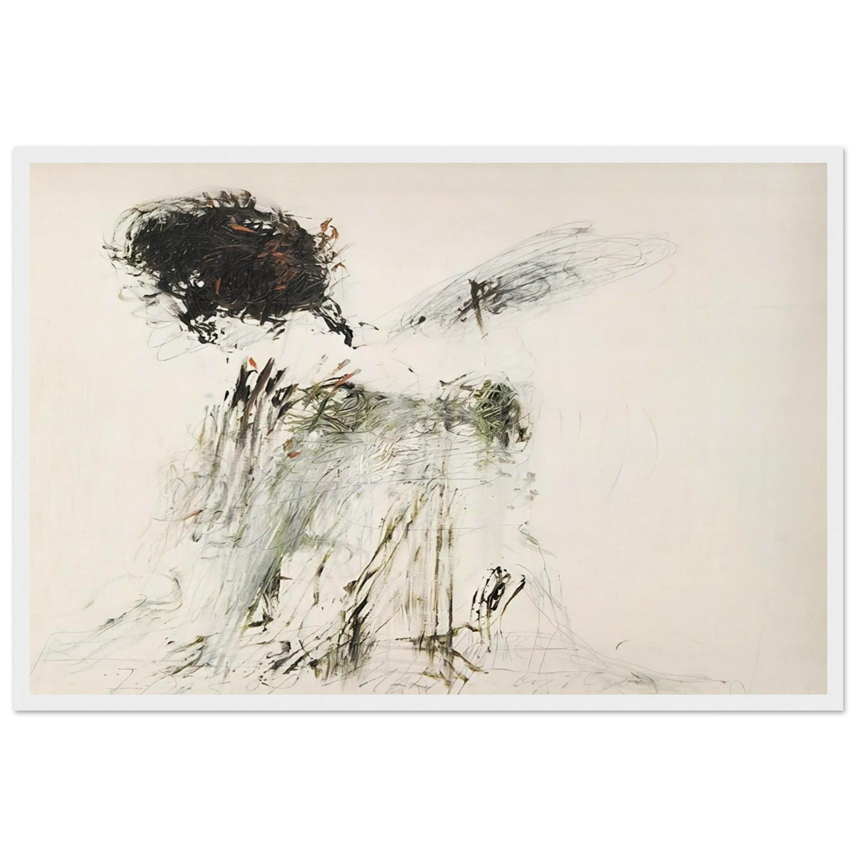Ides of March Framed Poster | Cy Twombly Framed Prints Wall Art | Cy Twombly Store