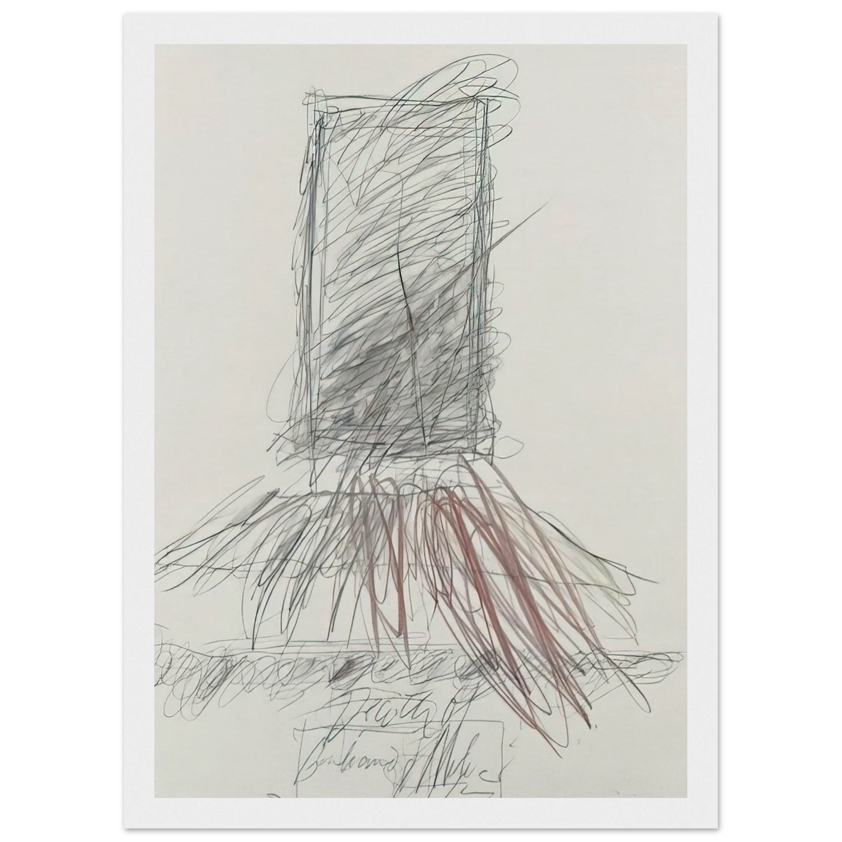 Death of Giuliano De'Medici Framed Poster | Cy Twombly Framed Prints Wall Art | Cy Twombly Store