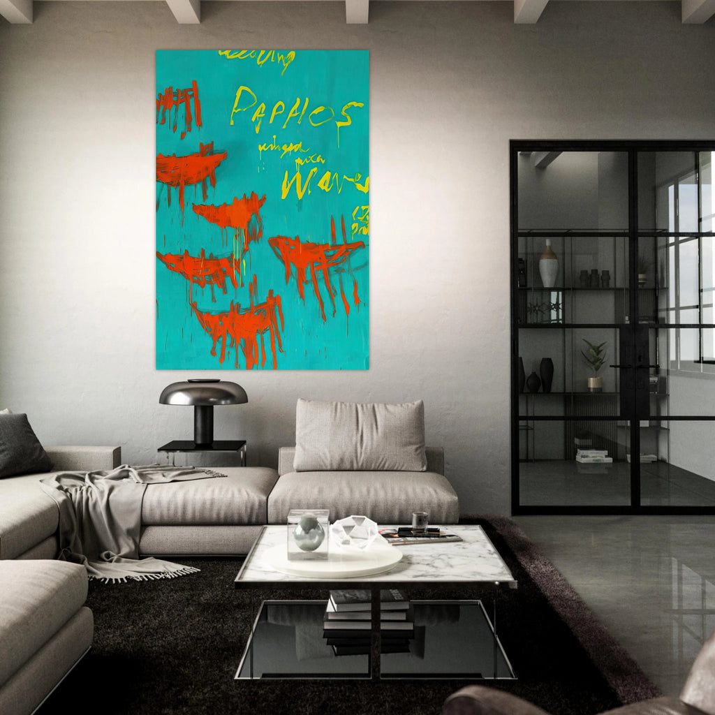 Leaving Paphos Ringed With Waves V Poster | Cy Twombly Poster | Cy Twombly Store