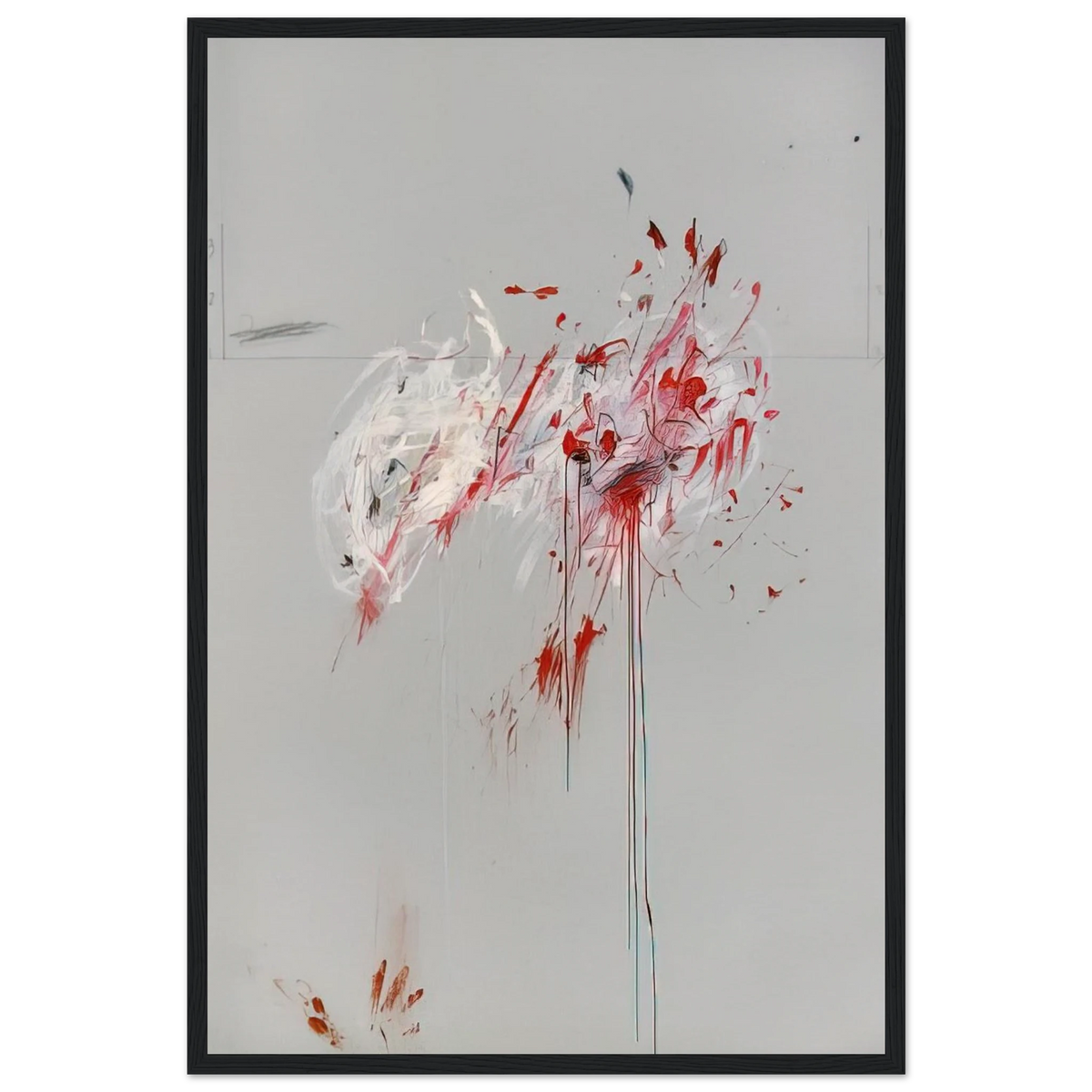 Nine Discourses on Commodus, Part III Framed Poster | Cy Twombly Framed Prints Wall Art | Cy Twombly Store