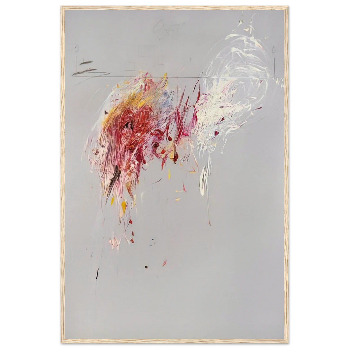 Nine Discourses on Commodus, Part V Framed Poster | Cy Twombly Framed Prints Wall Art | Cy Twombly Store