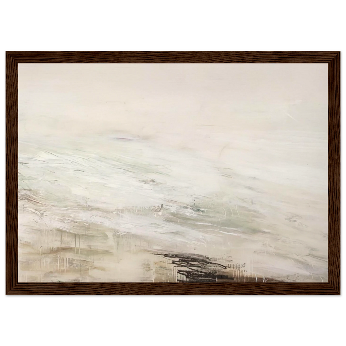 Hero and Leandro  A Painting in Four Parts  Part II Framed Poster | Cy Twombly Framed Prints Wall Art | Cy Twombly Store
