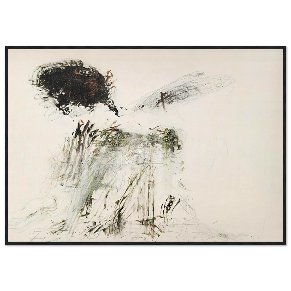 Ides of March Framed Poster | Cy Twombly Framed Prints Wall Art | Cy Twombly Store