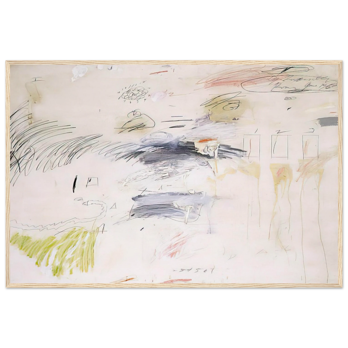 Untitled, Rome Framed Poster | Cy Twombly Framed Prints Wall Art | Cy Twombly Store