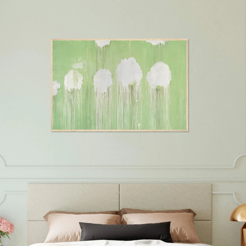 Untitled,  Peony Blossom Painting  Framed Poster | Cy Twombly Framed Prints Wall Art | Cy Twombly Store
