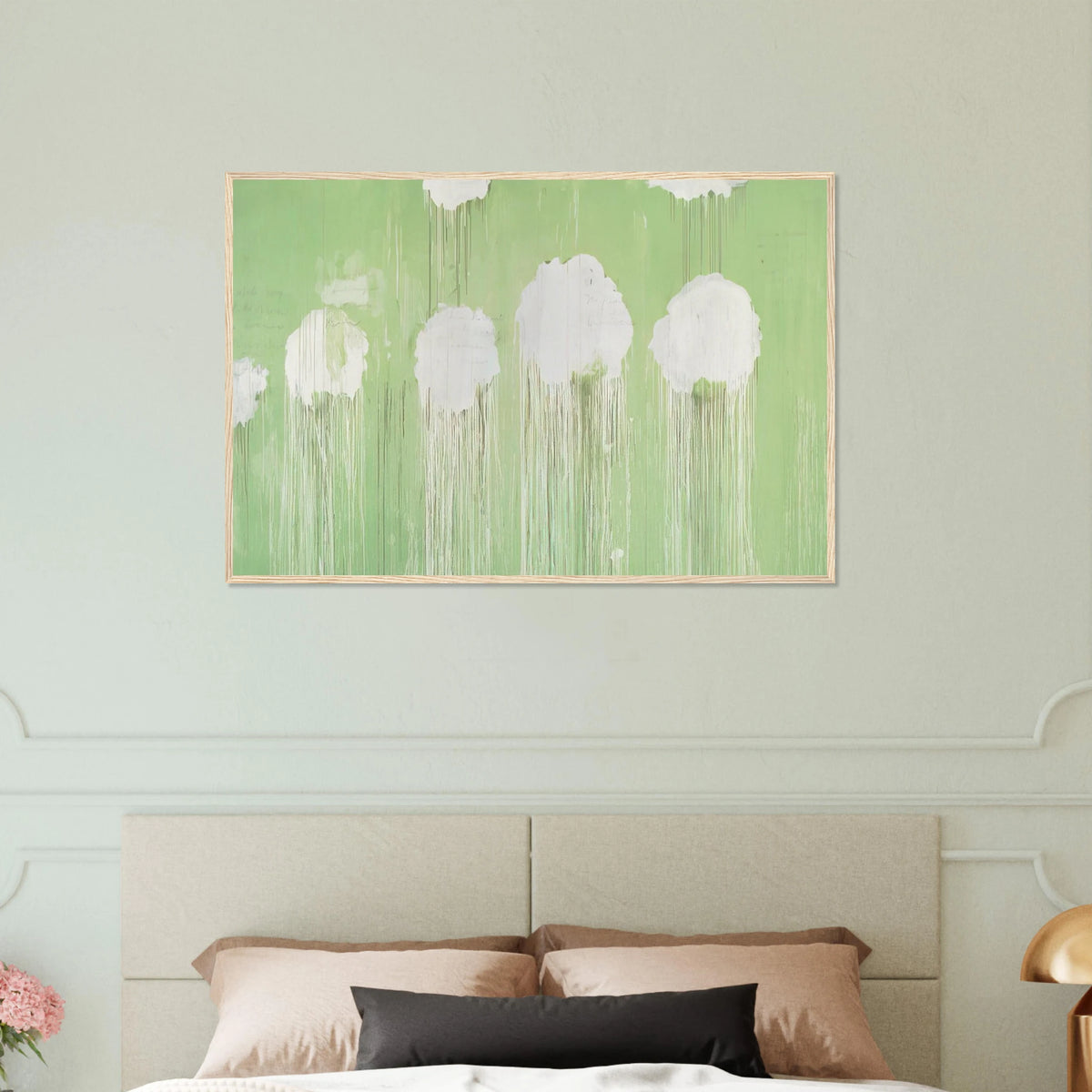 Untitled,  Peony Blossom Painting  Framed Poster | Cy Twombly Framed Prints Wall Art | Cy Twombly Store