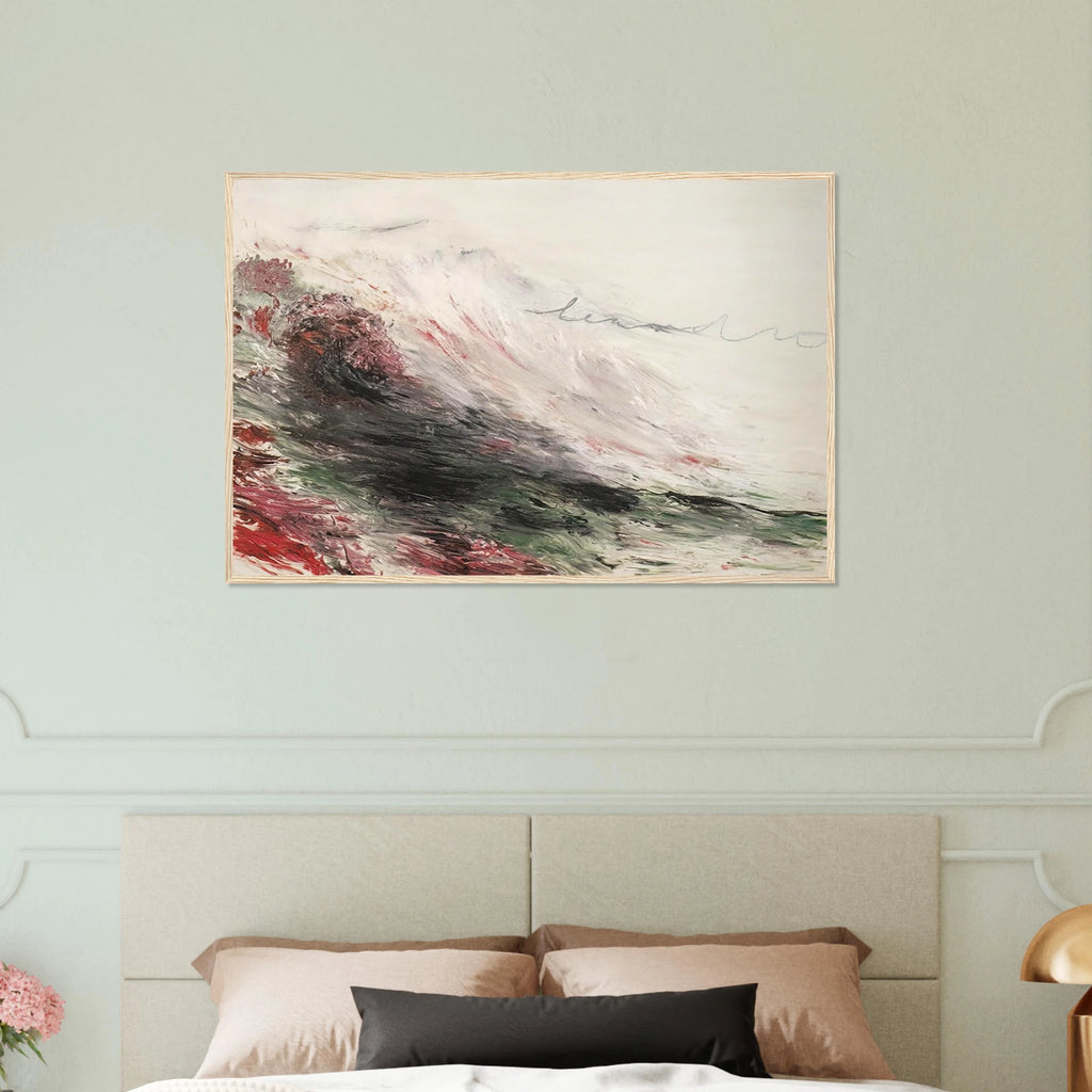 Hero and Leandro  A Painting in Four Parts  Part I Framed Poster | Cy Twombly Framed Prints Wall Art | Cy Twombly Store
