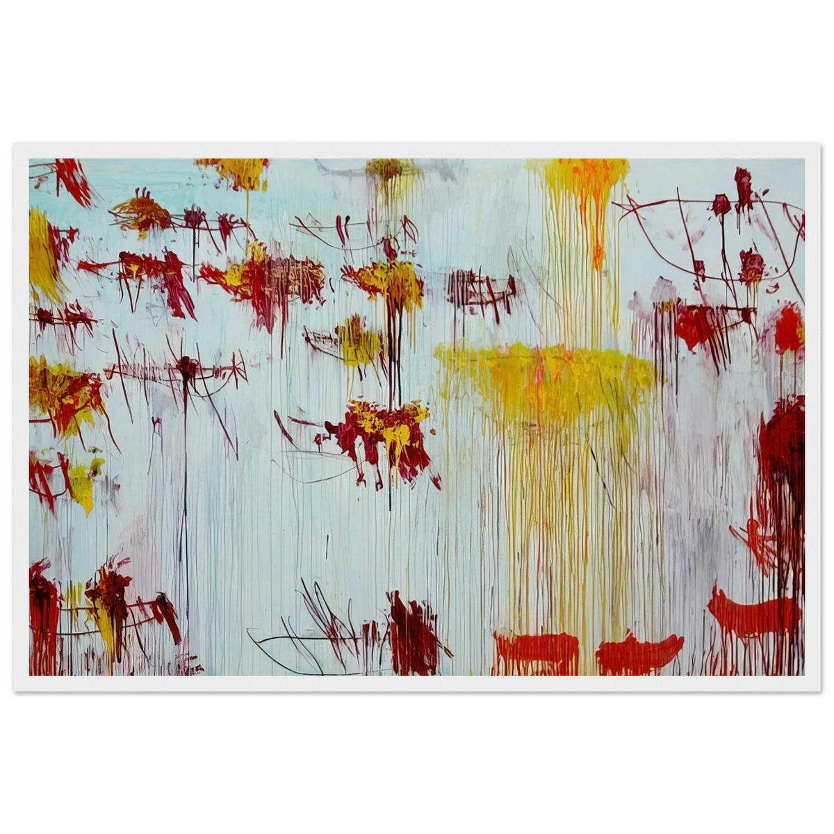 Lepanto, Part X Framed Poster | Cy Twombly Framed Prints Wall Art | Cy Twombly Store