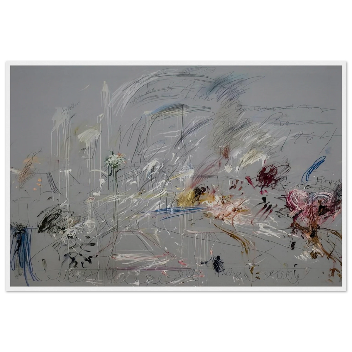 School of Athens Framed Poster | Cy Twombly Framed Prints Wall Art | Cy Twombly Store