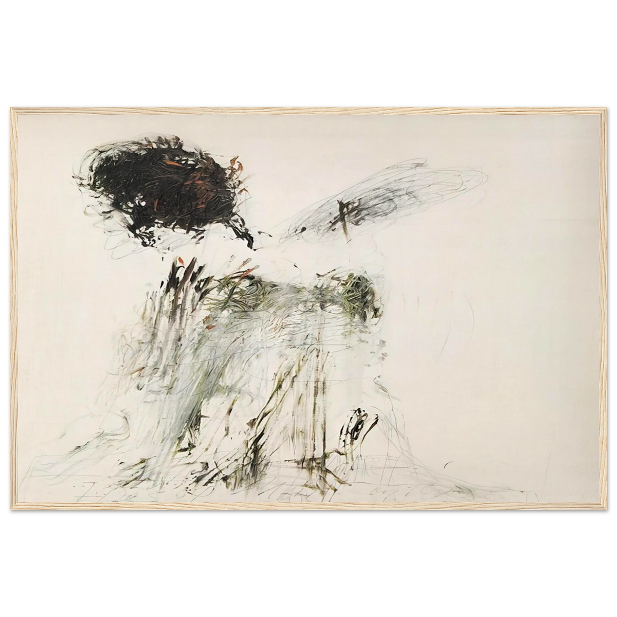 Ides of March Framed Poster | Cy Twombly Framed Prints Wall Art | Cy Twombly Store