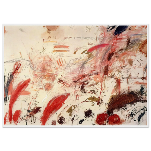 Ferragosto IV Framed Poster | Cy Twombly Framed Prints Wall Art | Cy Twombly Store