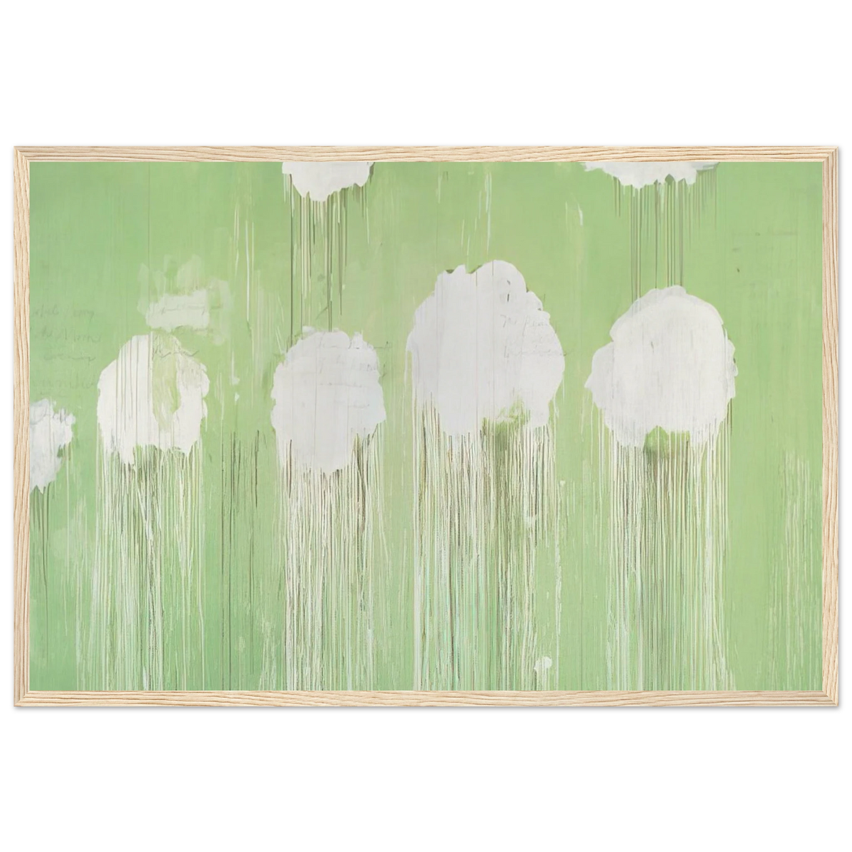 Untitled,  Peony Blossom Painting  Framed Poster | Cy Twombly Framed Prints Wall Art | Cy Twombly Store