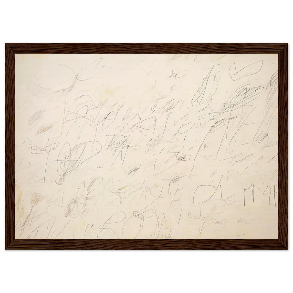 Olympia Framed Poster | Cy Twombly Framed Prints Wall Art | Cy Twombly Store
