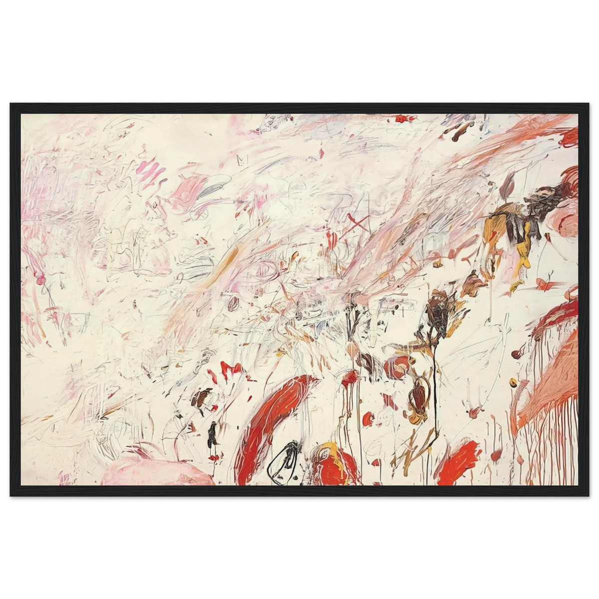 Ferragosto III Framed Poster | Cy Twombly Framed Prints Wall Art | Cy Twombly Store