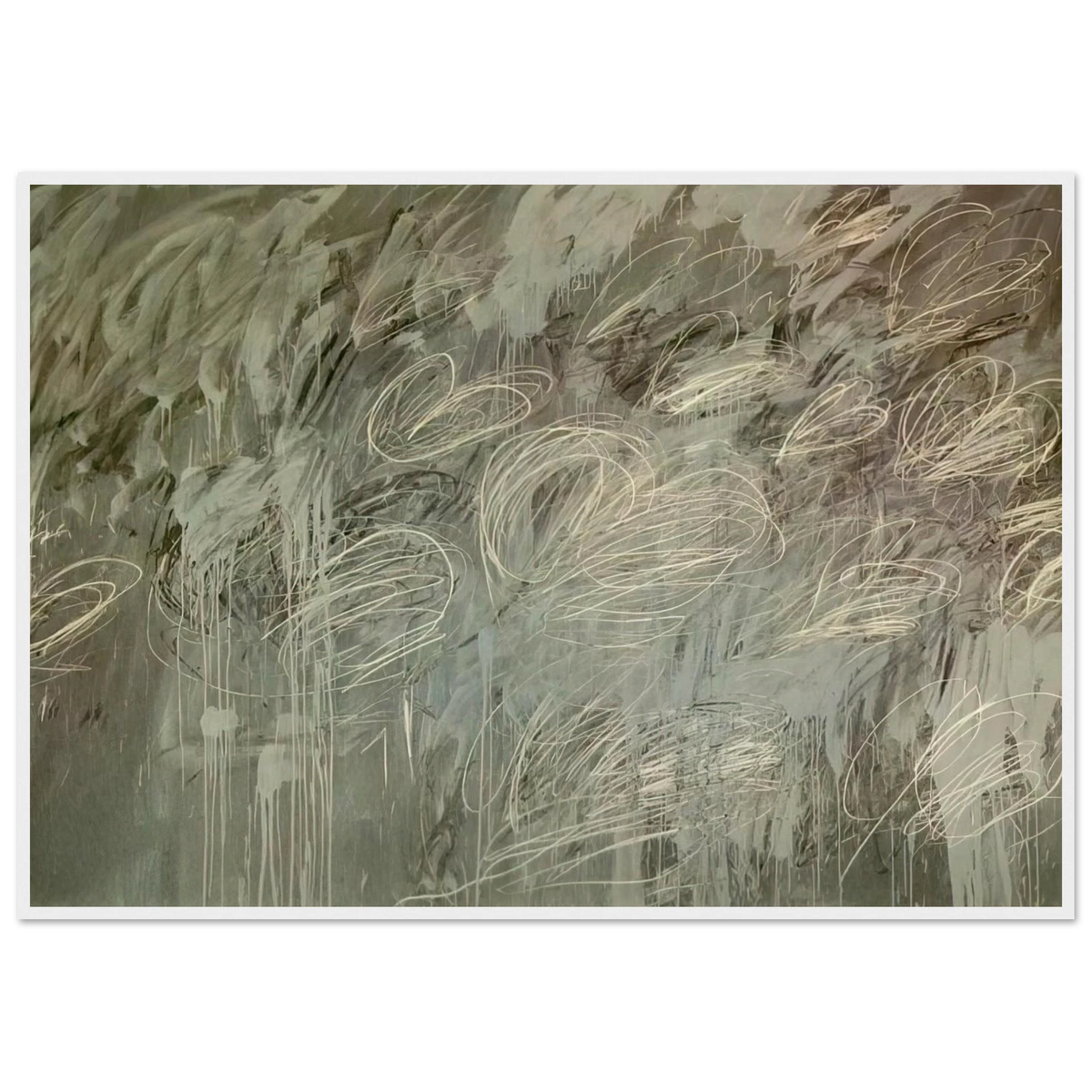 III Notes from Salalah,  Note II  Framed Poster | Cy Twombly Framed Prints Wall Art | Cy Twombly Store
