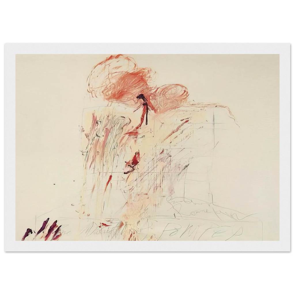 Death of Pompey  Rome  Framed Poster | Cy Twombly Framed Prints Wall Art | Cy Twombly Store