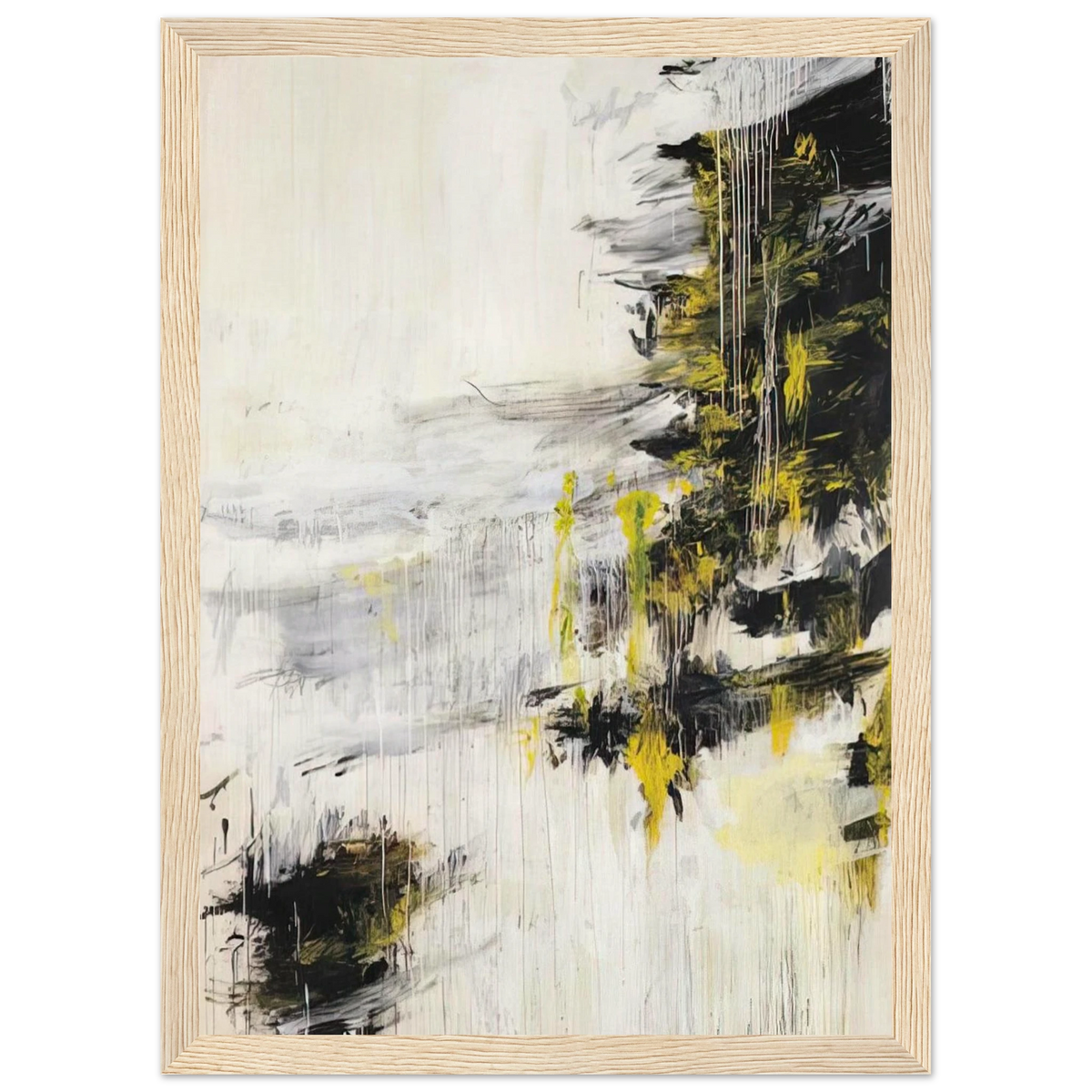 Quattro Stagioni II. Inverno Framed Poster | Cy Twombly Framed Prints Wall Art | Cy Twombly Store