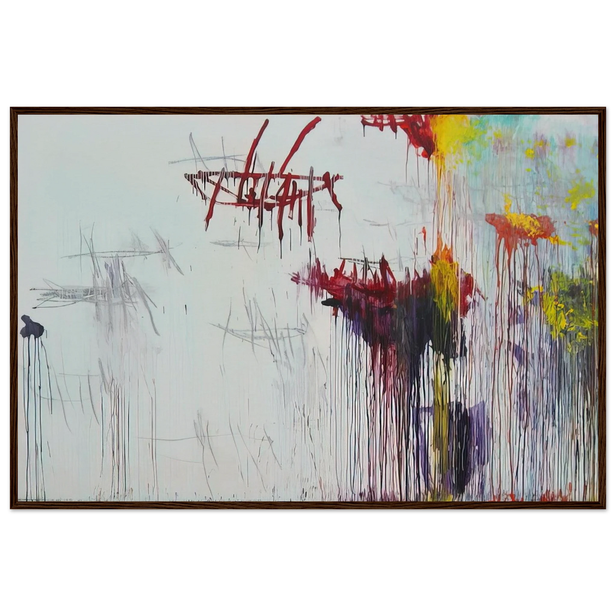 Lepanto, Part VI Framed Poster | Cy Twombly Framed Prints Wall Art | Cy Twombly Store