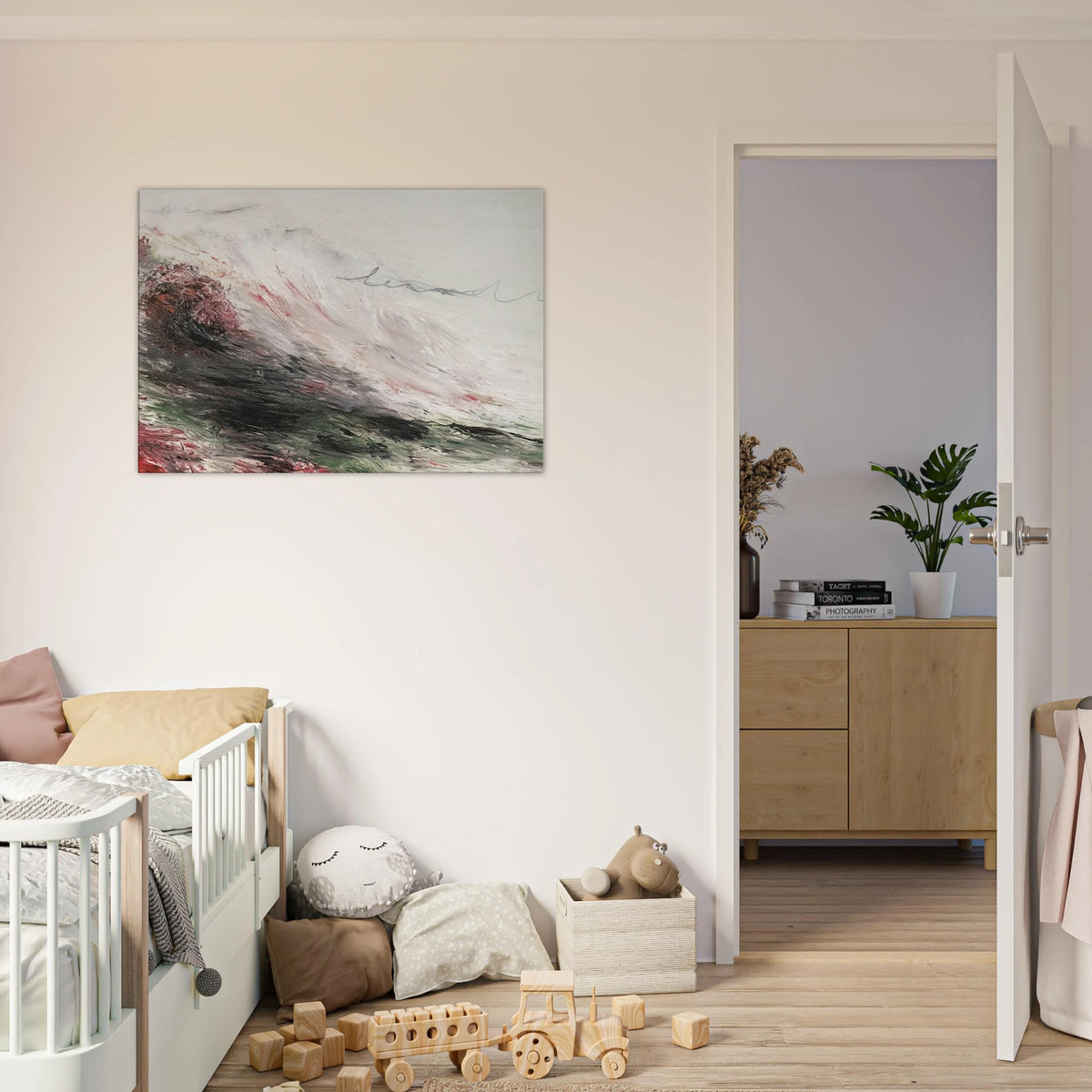 Hero and Leandro  A Painting in Four Parts  Part I Canvas | Cy Twombly Canvas | Cy Twombly Store
