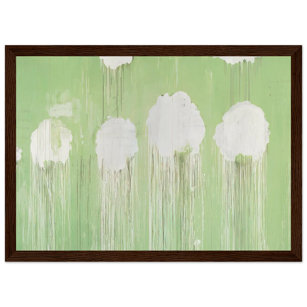 Untitled,  Peony Blossom Painting  Framed Poster | Cy Twombly Framed Prints Wall Art | Cy Twombly Store