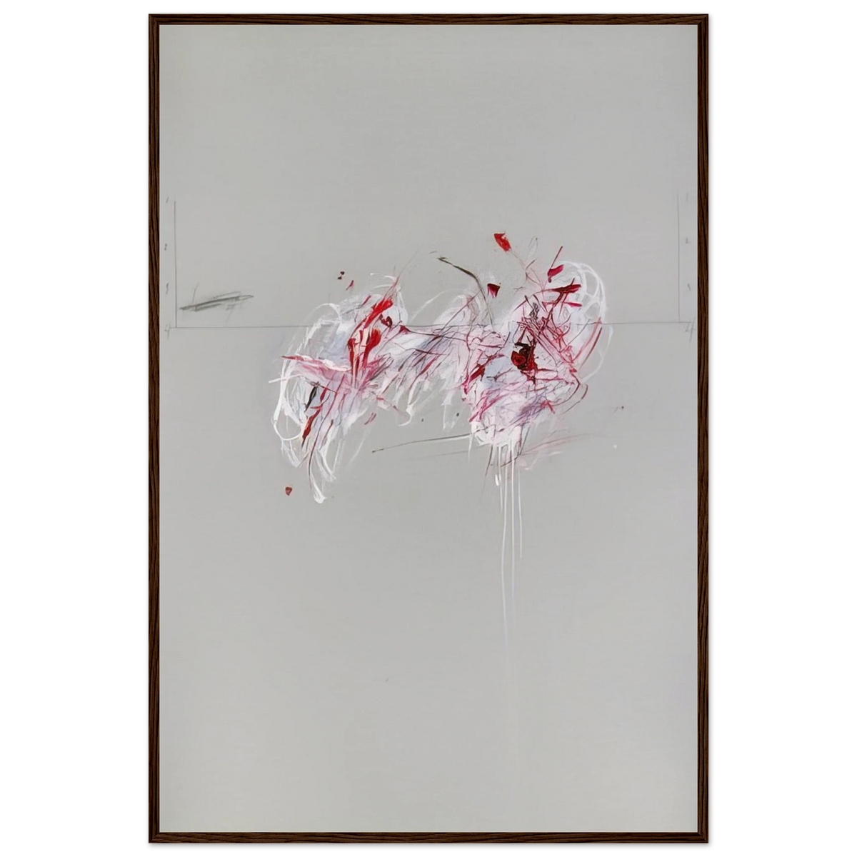 Nine Discourses on Commodus, Part II Framed Poster | Cy Twombly Framed Prints Wall Art | Cy Twombly Store