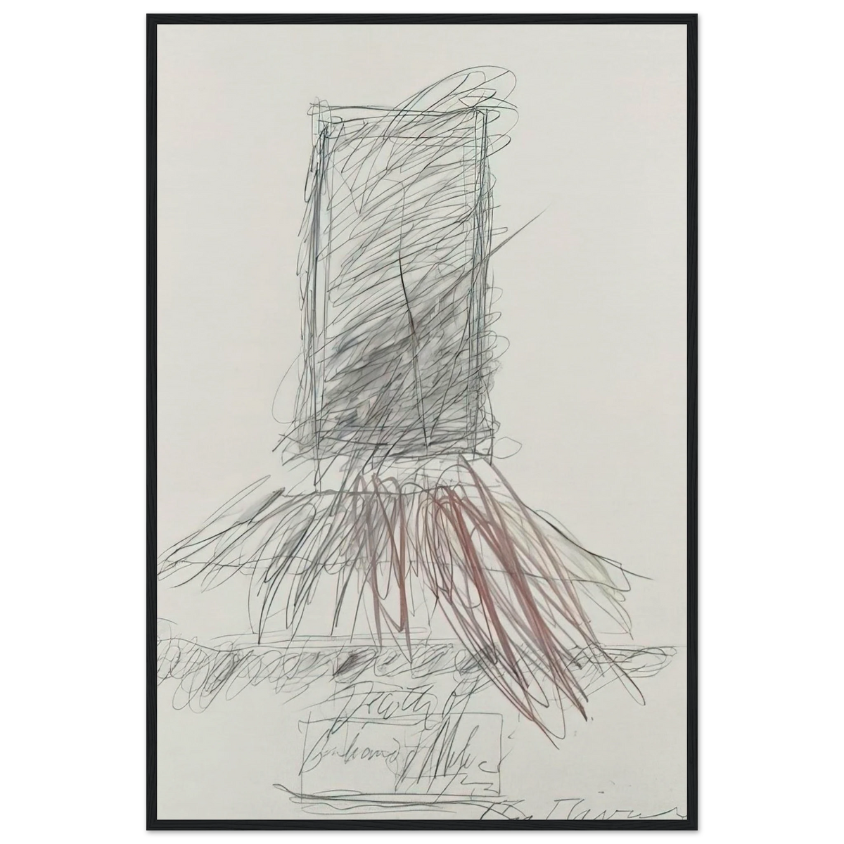 Death of Giuliano De'Medici Framed Poster | Cy Twombly Framed Prints Wall Art | Cy Twombly Store