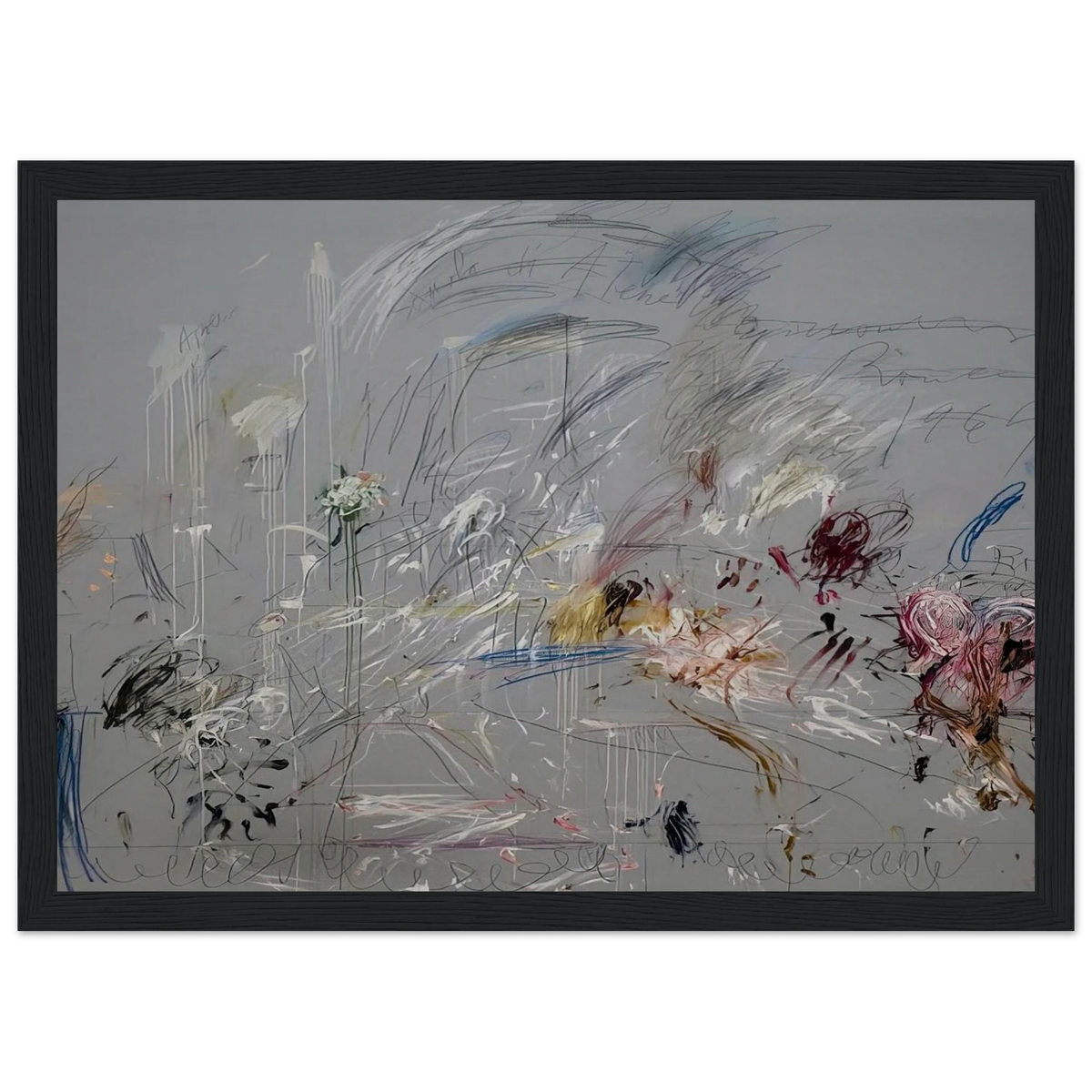 School of Athens Framed Poster | Cy Twombly Framed Prints Wall Art | Cy Twombly Store