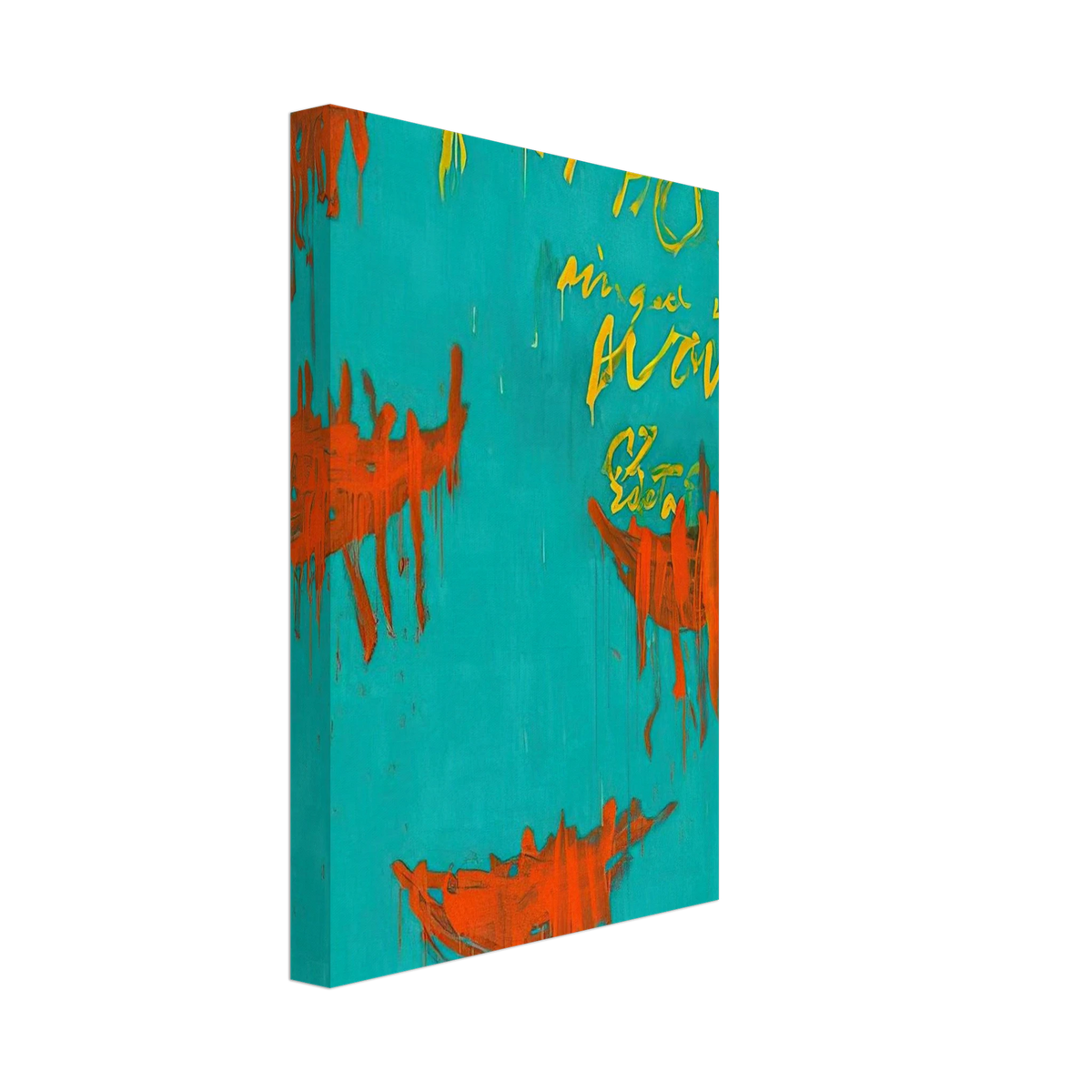 Leaving Paphos Ringed With Waves III Canvas | Cy Twombly Canvas | Cy Twombly Store