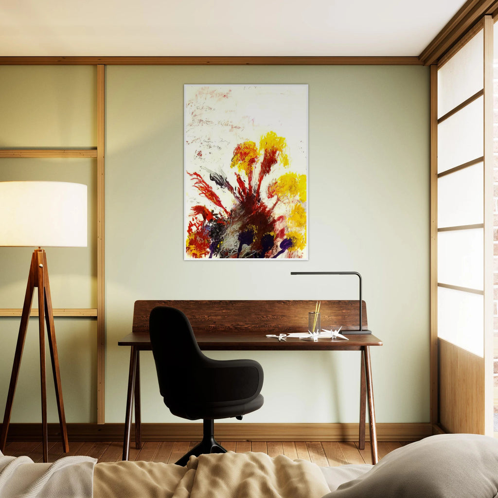 Summer Madness Framed Poster | Cy Twombly Framed Prints Wall Art | Cy Twombly Store