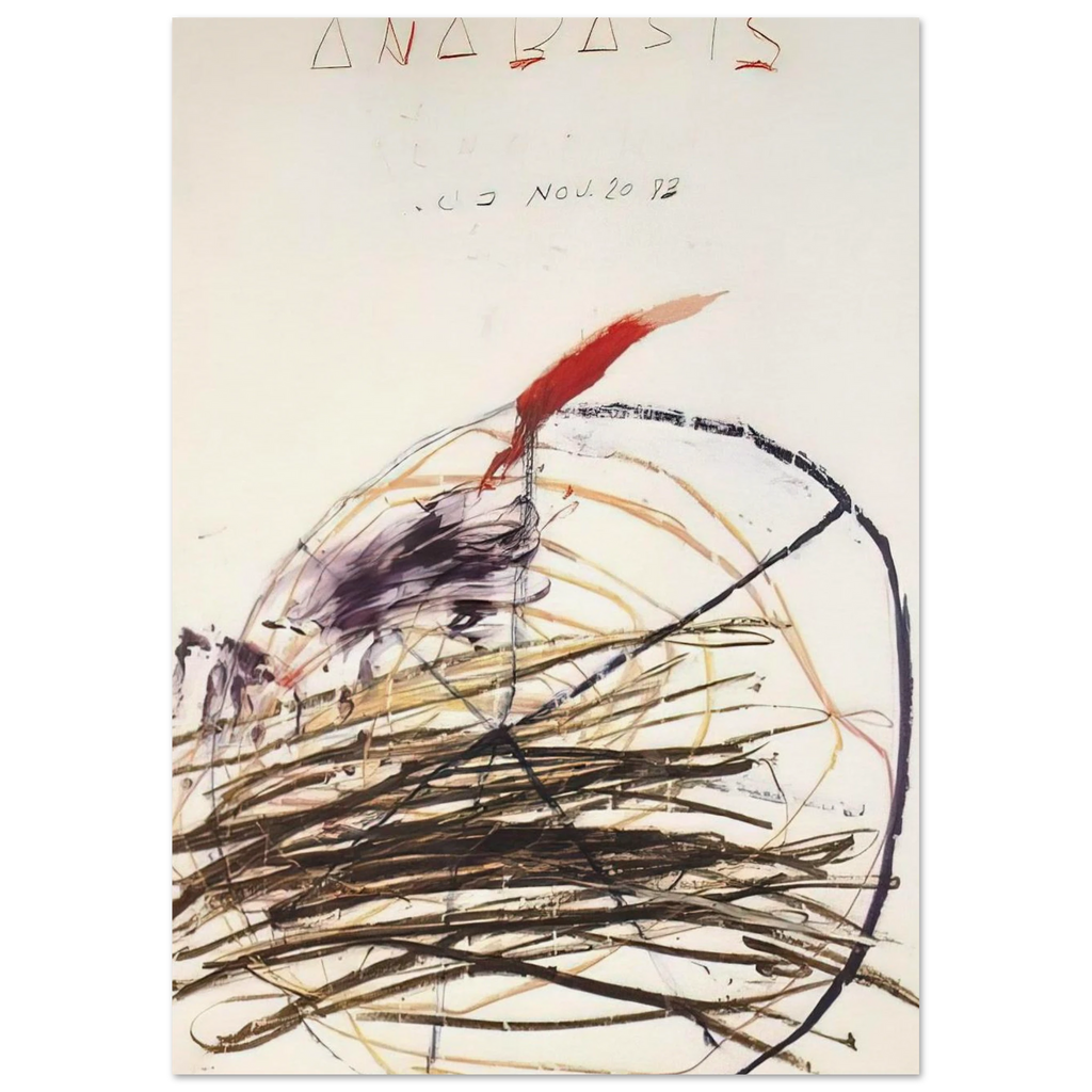 Anabasis  Xenephon  Poster | Cy Twombly Poster | Cy Twombly Store