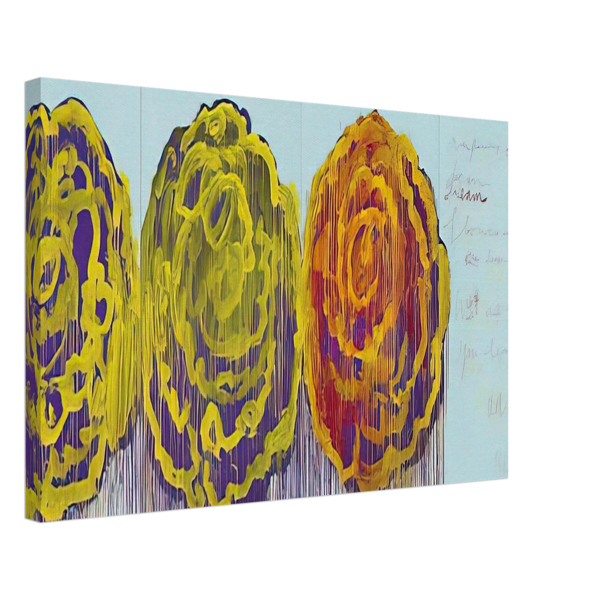 The Rose  III  Canvas | Cy Twombly Canvas | Cy Twombly Store
