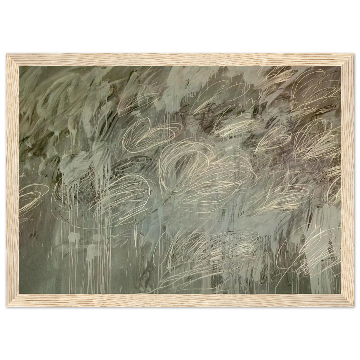 III Notes from Salalah,  Note II  Framed Poster | Cy Twombly Framed Prints Wall Art | Cy Twombly Store