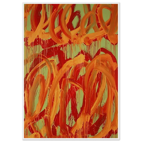 Camino Real  IV  Framed Poster | Cy Twombly Framed Prints Wall Art | Cy Twombly Store