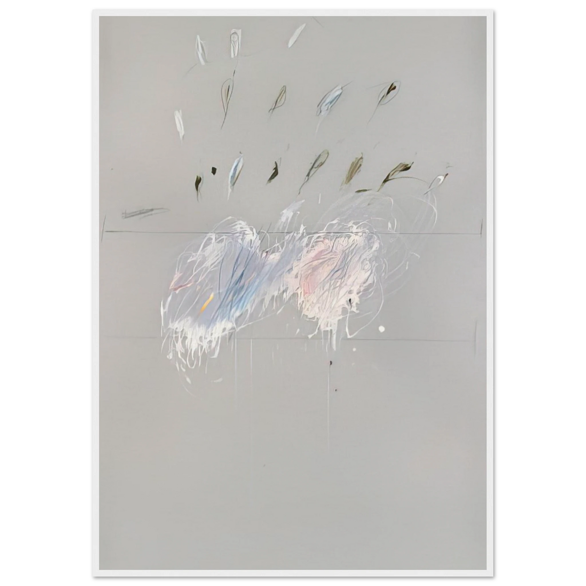 Nine Discourses on Commodus, Part VI Framed Poster | Cy Twombly Framed Prints Wall Art | Cy Twombly Store