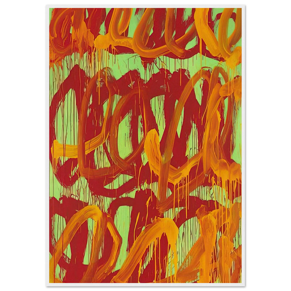 Camino Real  II  Framed Poster | Cy Twombly Framed Prints Wall Art | Cy Twombly Store