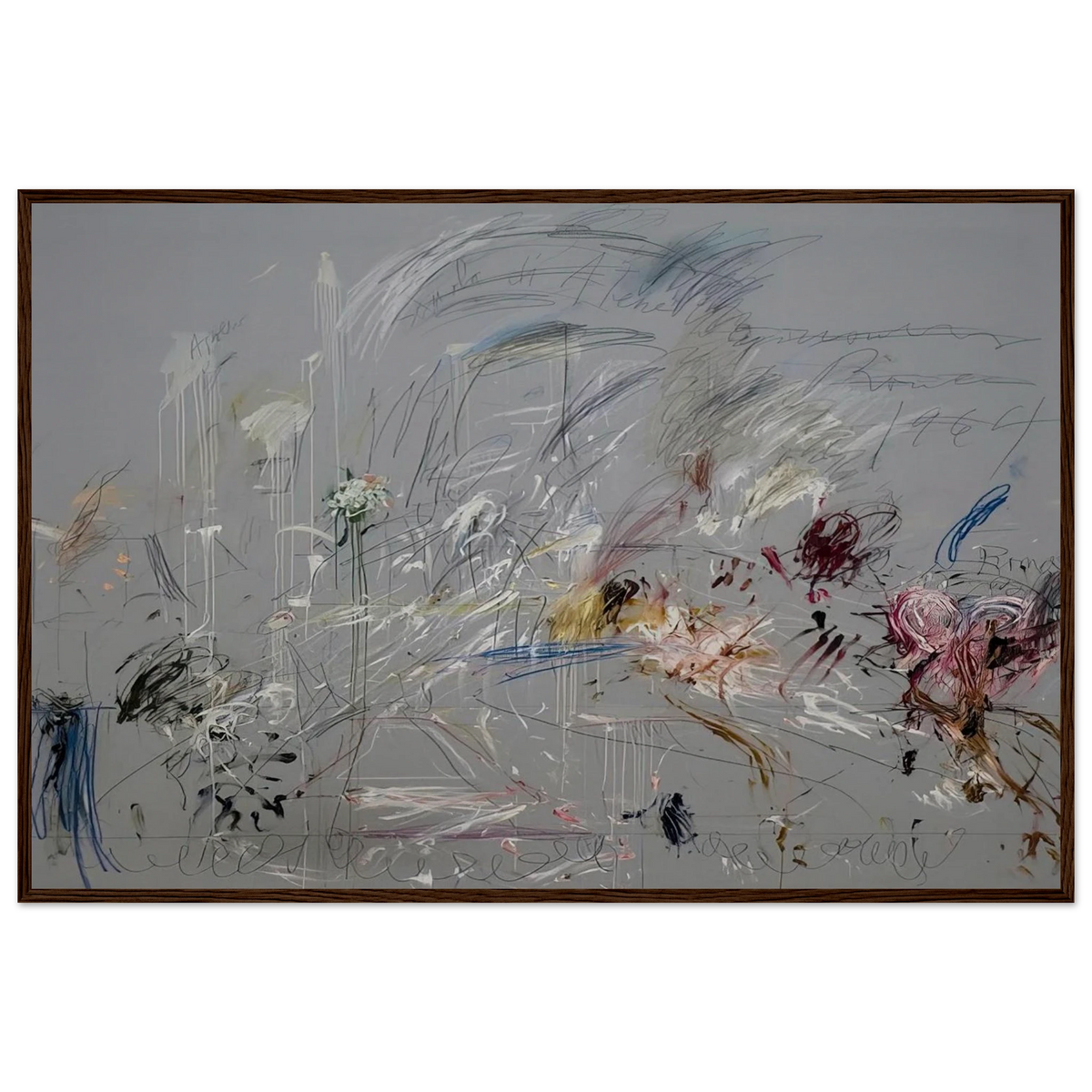 School of Athens Framed Poster | Cy Twombly Framed Prints Wall Art | Cy Twombly Store