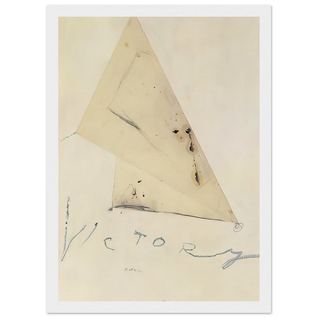 Victory Framed Poster | Cy Twombly Framed Prints Wall Art | Cy Twombly Store