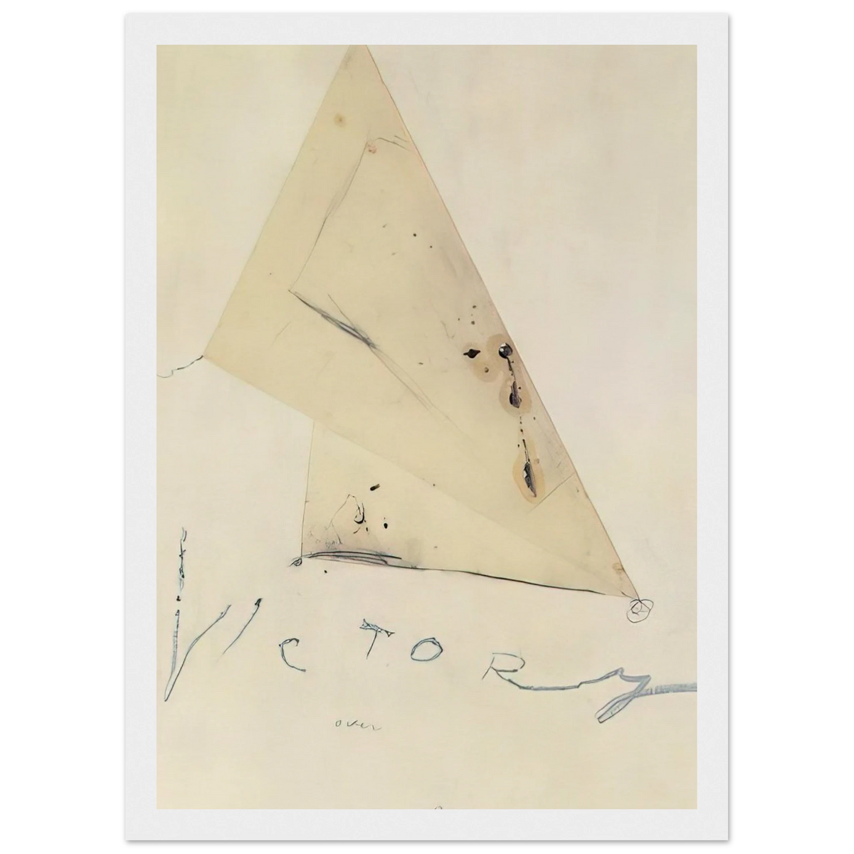 Victory Framed Poster | Cy Twombly Framed Prints Wall Art | Cy Twombly Store