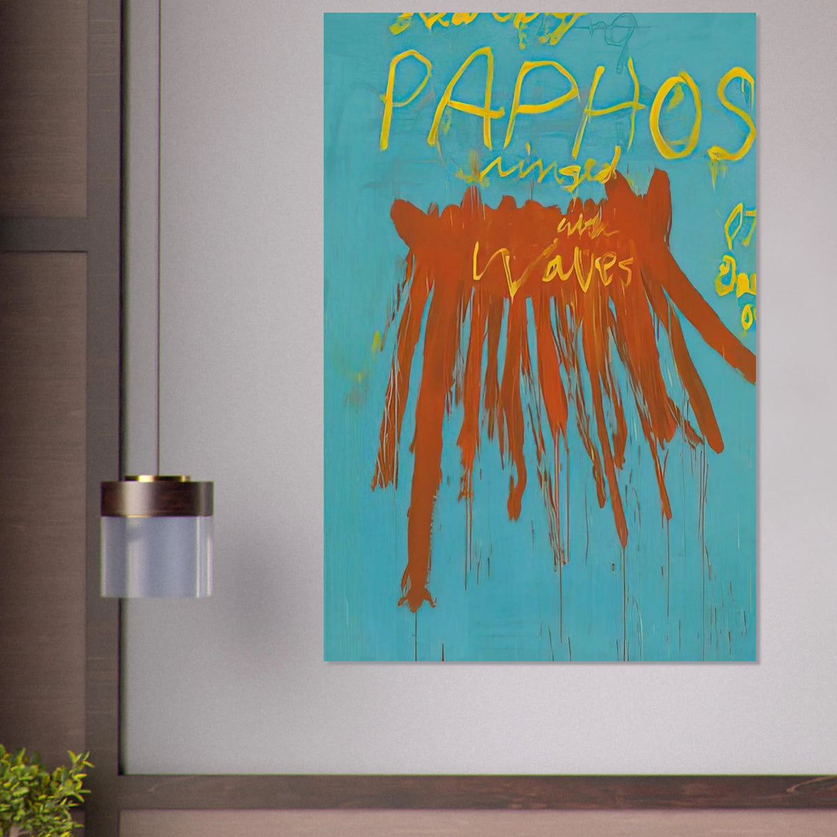 Leaving Paphos Ringed With Waves IV Poster | Cy Twombly Poster | Cy Twombly Store