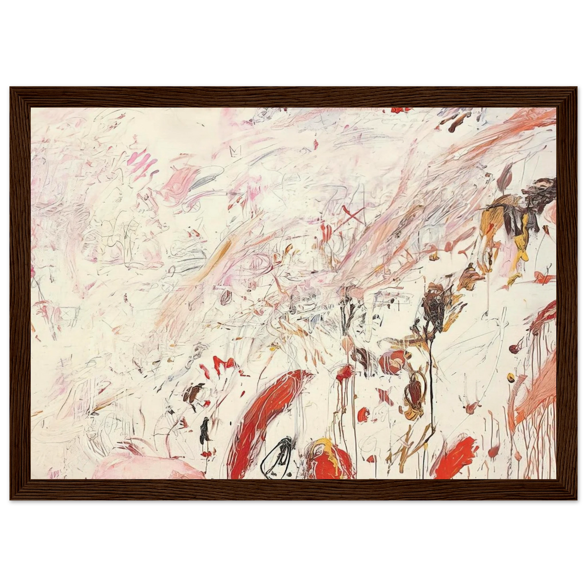 Ferragosto III Framed Poster | Cy Twombly Framed Prints Wall Art | Cy Twombly Store
