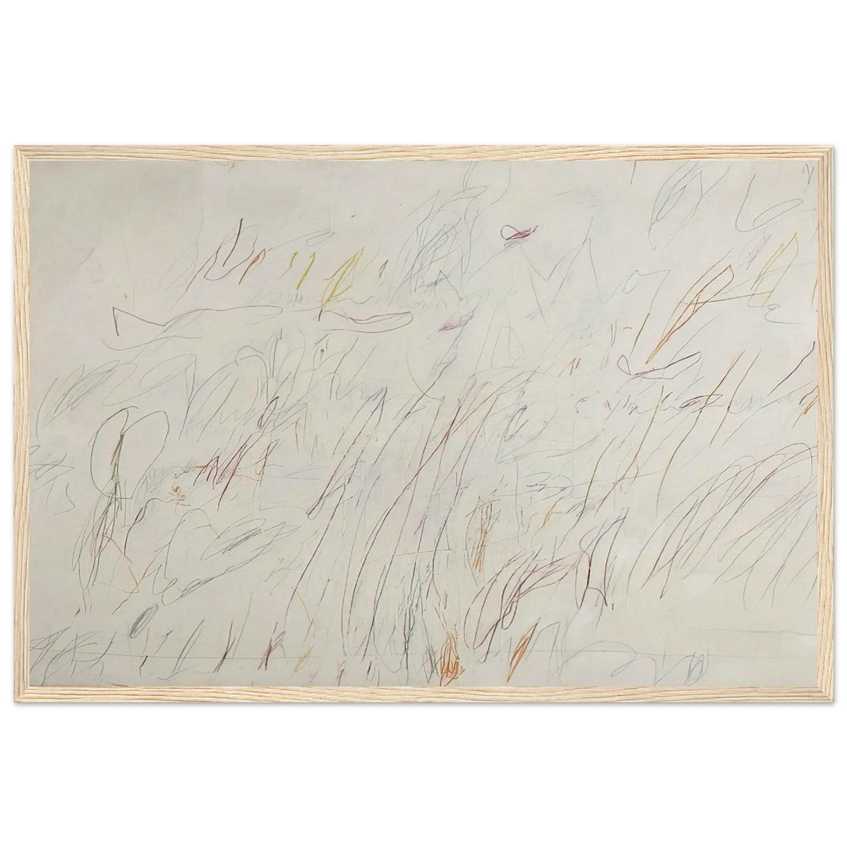 Sunset Framed Poster | Cy Twombly Framed Prints Wall Art | Cy Twombly Store