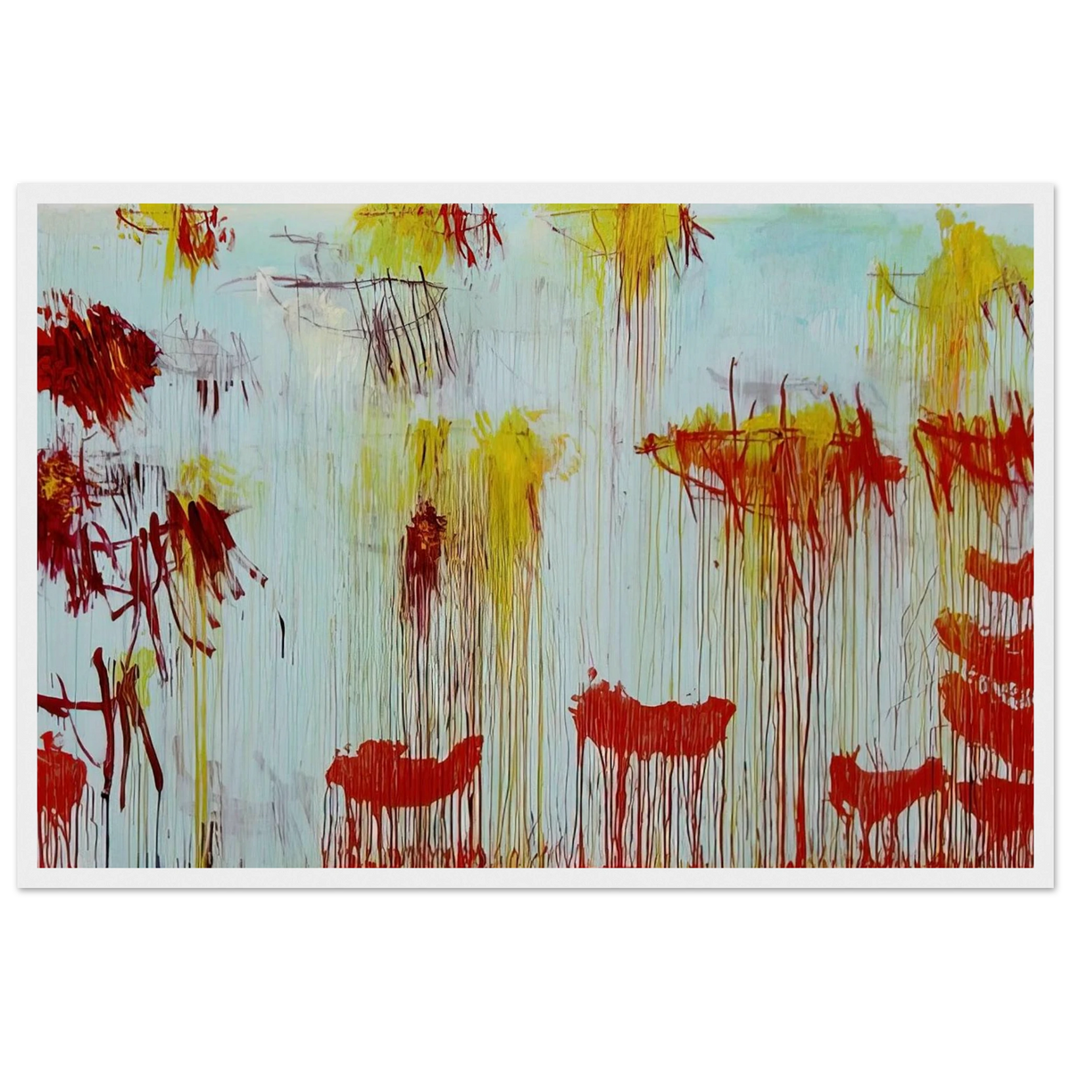 Lepanto, Part XI Framed Poster | Cy Twombly Framed Prints Wall Art | Cy Twombly Store